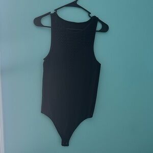 Express Black Sleeveless Bodysuit